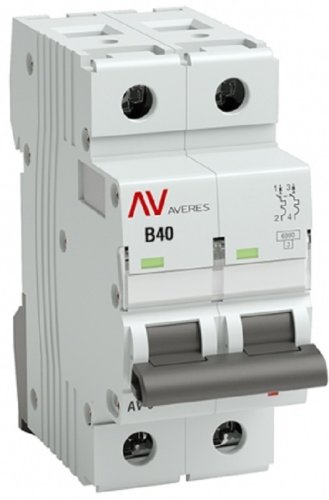 Выключатель автоматический EKF Averes AV-6 2п 40А B 6кА картинка